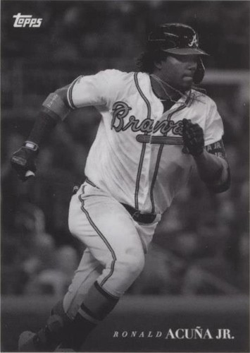 2020 Topps On Demand Black & White - Ronald Acuña Jr. #28