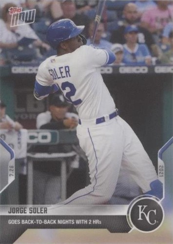 2021 Topps Now - Jorge Soler #555
