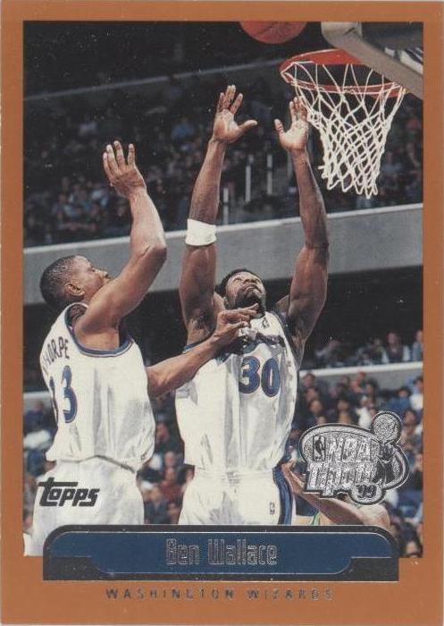 1999-00 Topps NBA Tipoff - Ben Wallace #54
