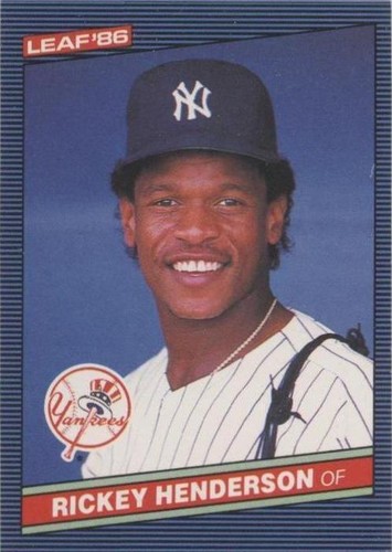 1986 Leaf Canadian - Rickey Henderson #37