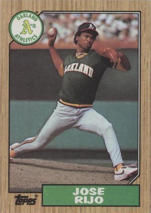 1987 Topps - José Rijo #34