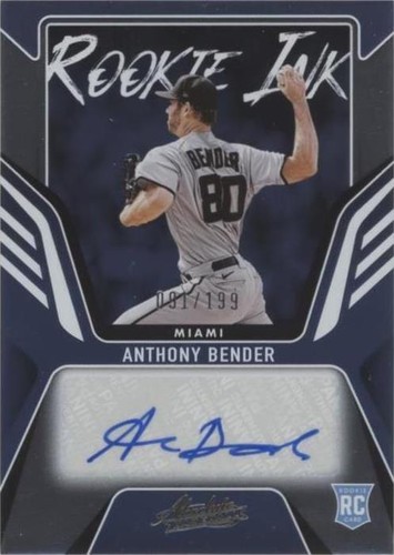 2022 Panini Absolute - Anthony Bender #RKI-AB