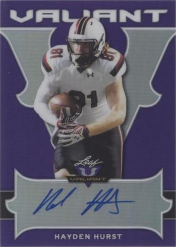 2018 Leaf Valiant Hayden Hurst #BA-HH1
