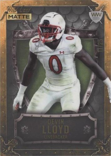 2022 Wild Card MATTE Devin Lloyd #WW-13