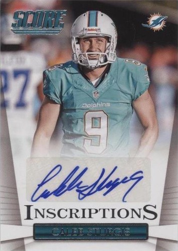 2014 Score Caleb Sturgis #I-CS