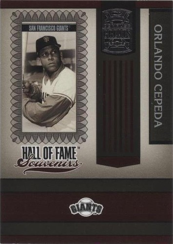 2005 Donruss Greats - Orlando Cepeda #HOFS-22