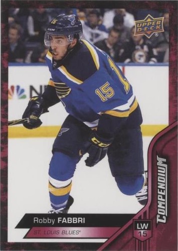 2016-17 Upper Deck Compendium - Robby Fabbri #227