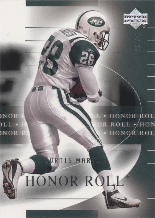 2002 Upper Deck Honor Roll Curtis Martin #39