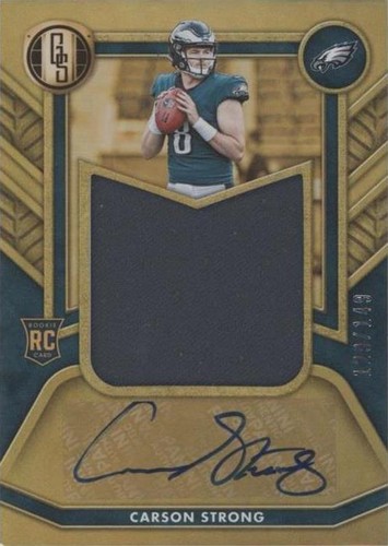 2022 Panini Gold Standard Carson Strong #RAJ-CST