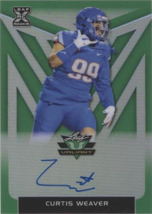 2020 Leaf Valiant Curtis Weaver #BA-CW1