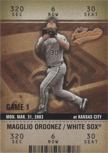 2003 Fleer Authentix - Magglio Ordonez #17