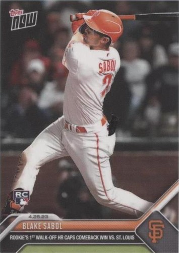 2023 Topps Now - Blake Sabol #184