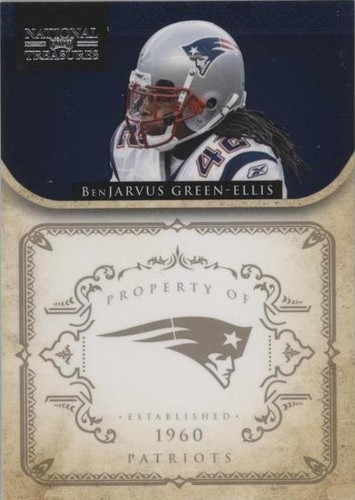 2011 Playoff National Treasures BenJarvus Green-Ellis #88