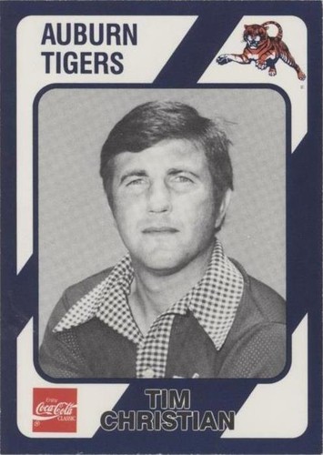 1989 Collegiate Collection Auburn Tigers Tim Christian #286