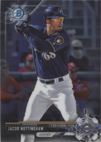 2017 Bowman Chrome - Jacob Nottingham #BCP159
