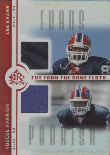 2005 Upper Deck Reflections Lee Evans Roscoe Parrish #CC-EP