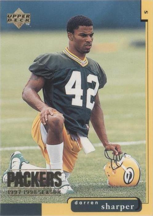 1998 Upper Deck Green Bay Packers Darren Sharper #GB20
