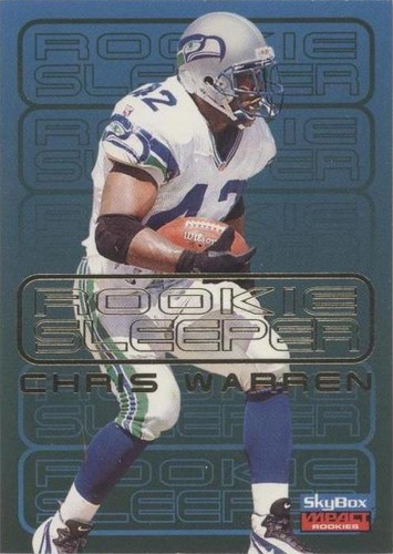 1996 Skybox Impact Rookies Chris Warren #138
