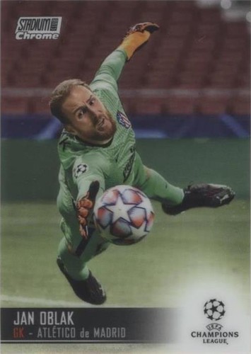 2020-21 Topps Stadium Club Chrome UCL Jan Oblak #18