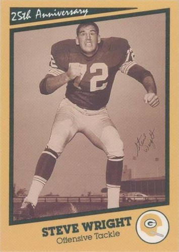 1990 Champion Cards Green Bay Packers Super Bowl I 25th Anniversary Steve Wright #42