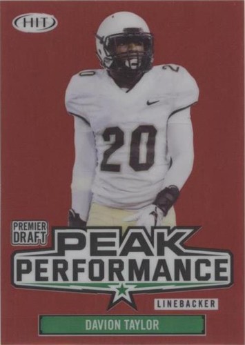 2020 Sage Hit Davion Taylor #PK-DT