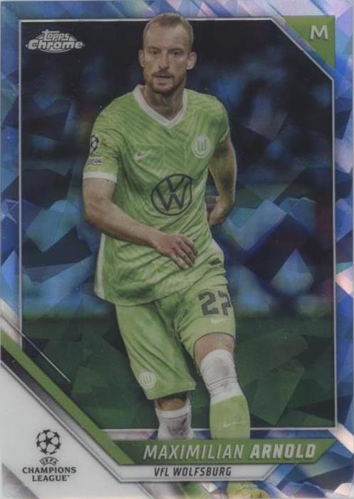 2021-22 Topps Chrome UCL Sapphire Edition Maximilian Arnold #151