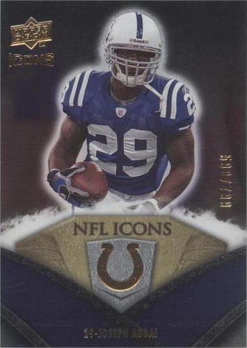2008 Upper Deck Icons Joseph Addai #NFL28