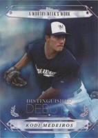 2015 Topps Pro Debut - Kodi Medeiros #DD-10