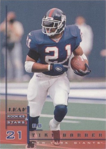 1998 Leaf Rookies & Stars Tiki Barber #139