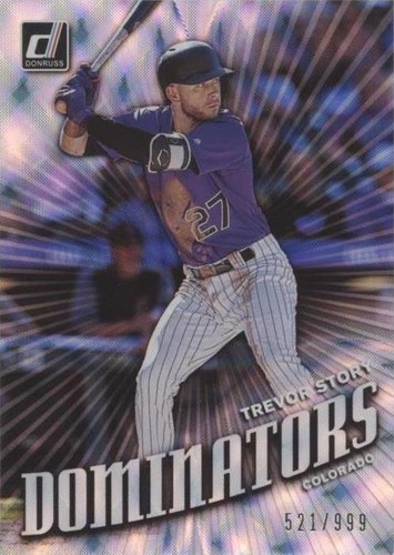 2019 Panini Donruss - Trevor Story #D5