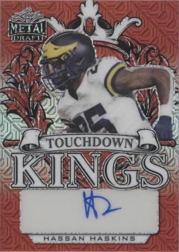 2022 Leaf Metal Draft Hassan Haskins #TK-HH1