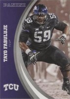 2016 Panini TCU Horned Frogs Tayo Fabuluje #44