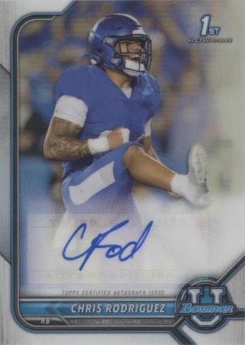 2021-22 Bowman University Chris Rodriguez Jr. #BCPA-CR