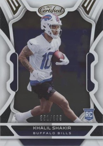 2022 Panini Certified Khalil Shakir #170