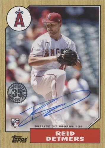 2022 Topps Series 2 - Reid Detmers #87BA-RD