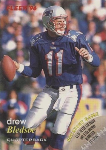 1996 Fleer Shell FACT Drew Bledsoe #20