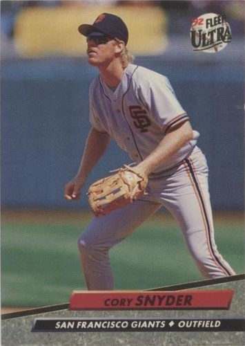 1992 Fleer Ultra - Cory Snyder #595