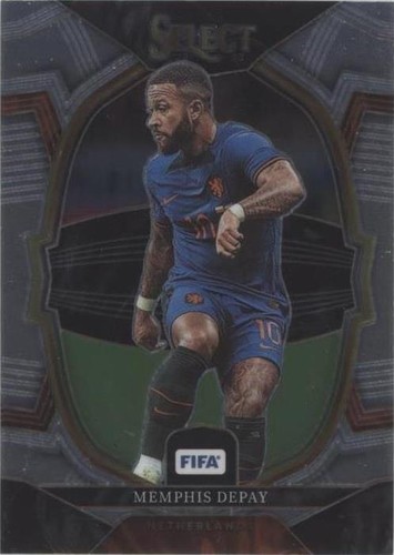 MEMPHIS DEPAY 2022-23 PANINI SELECT FIFA RED PRIZM PARALLEL