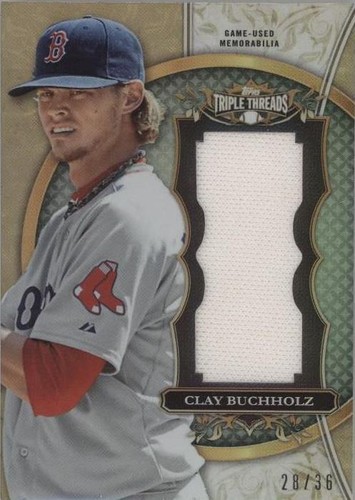 2013 Topps Triple Threads - Clay Buchholz #TTUJR-CB3