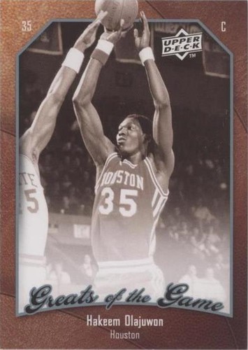2009-10 Upper Deck Greats of the Game - Hakeem Olajuwon #9