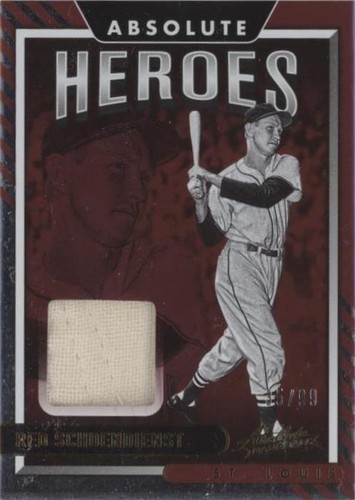 2022 Panini Absolute - Red Schoendienst #AHM-RS
