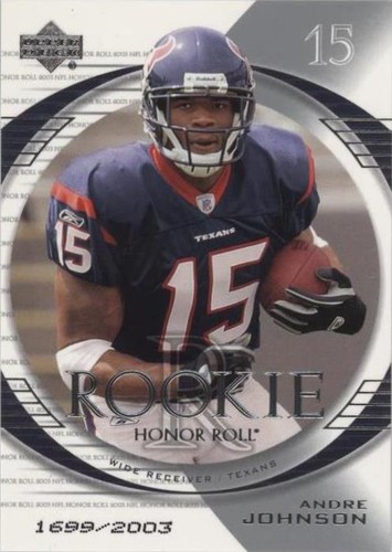 2003 Upper Deck Honor Roll Andre Johnson #133