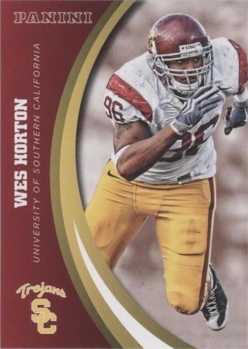 2015 Panini USC Trojans Wes Horton #71
