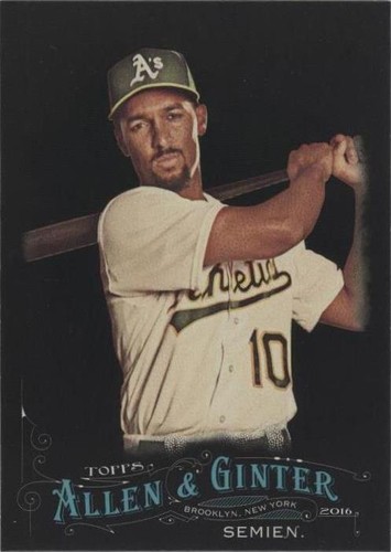 2016 Topps Allen & Ginter X - Marcus Semien #137