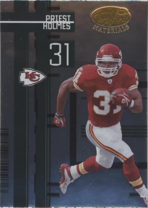 2005 Leaf Certified Materials Priest Holmes #59