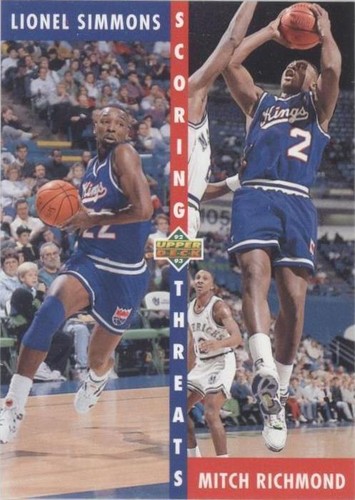 1992-93 Upper Deck - Lionel Simmons/Mitch Richmond #504