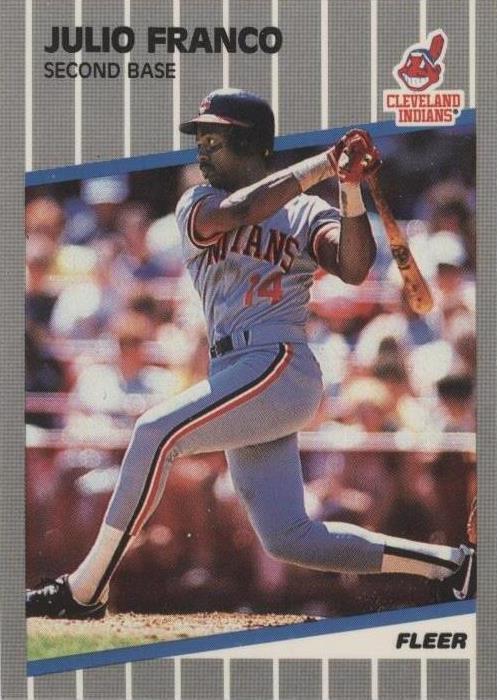 Fleer 1989 - Julio Franco #404