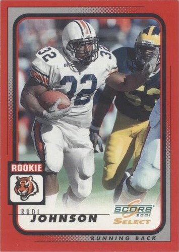 2001 Score Select Rudi Johnson #288