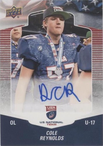 2018 Upper Deck USA Football Cole Reynolds #A-36