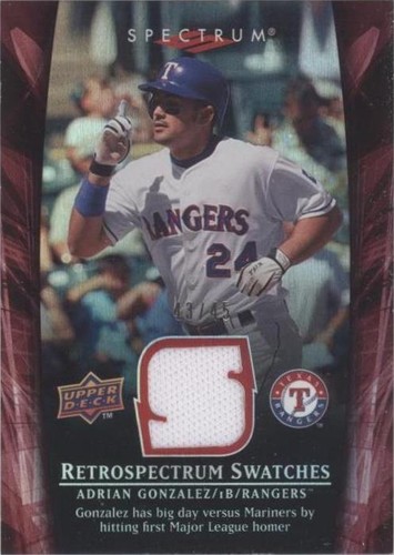 2008 Upper Deck Spectrum - Adrian Gonzalez #RS-AG1